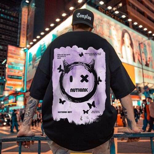 Summer New Super Large Size 6XL Short-sleeved Mens Super Fire Couple Wear Trendy T-shirt Large Size Loose Hip-hop Half Sleeve