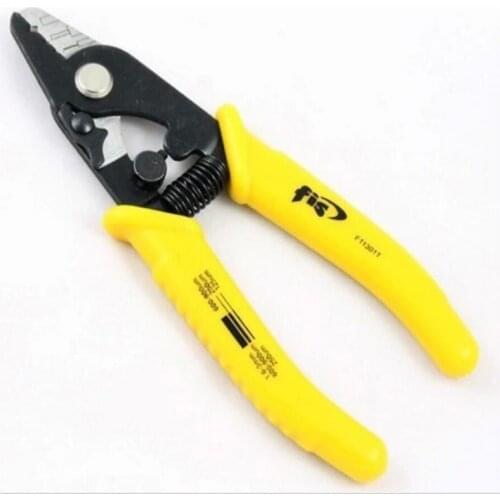 Free Shipping 2pcs/lot FIS Fiber stripping pliers F11301T FIS Tri-Hole Fiber Optic Stripper Miller Wire stripper wholesale