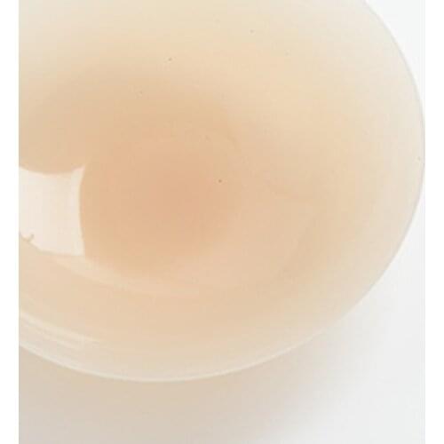 Adhesive Womens Round Silicone Nipple Cover Breast Pasties Backless Sticky Bra Silicone Adhesive Bra