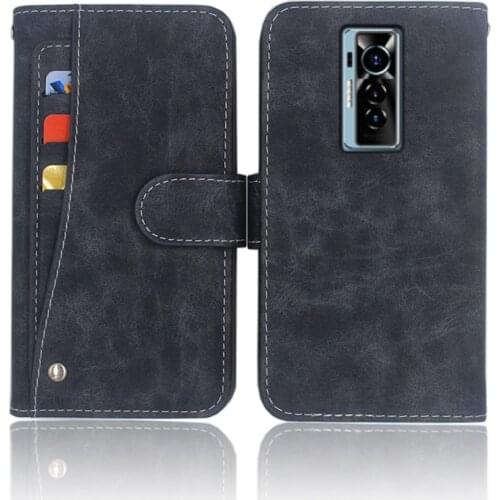 Hot! Tecno Phantom X Case Luxury Wallet Flip Leather Phone Bag Cover Case For Tecno Phantom X With Front Slide Card Slot