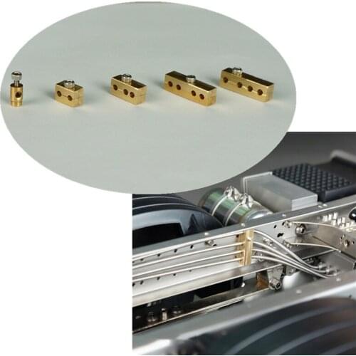 Rc Car Differential Lock line Metal Fixed Wire Clip For 1:14 Scale Tamiya Tractor Truck Arocs Dumper Mercedes Crawler Part