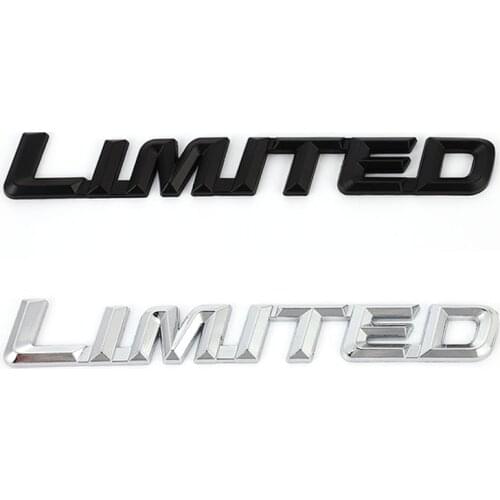 3D Metal Car Sticker Limited Edition Emblem Badge Decal for BMW Audi Honda Opel Lada Toyota Chevrolet Hyundai Jeep KIA VW Ford