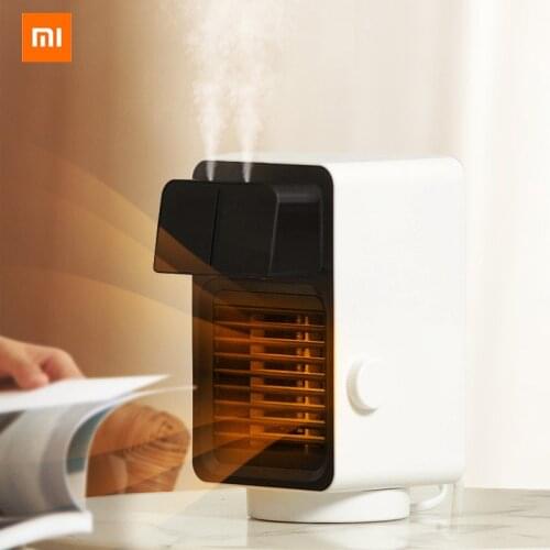 Xiaomi Portable Mini Heater Fan Warm Electric With Air Humidifying Function for House Office Desk Table PTC Ceramic High Quality