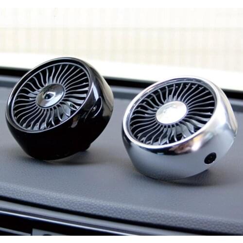 Powerful USB 3 Speed Electric Adjustable Mini Car Auto Air Vent Mini Size Cooling Fan Car Accessories Interior