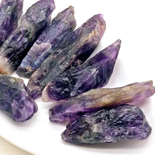 Natural Purple Amethyst Crystal Rock Stone Minerals Specimen Point Quartz Crystal Stone Mineral Specimen