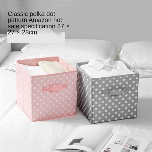 New Cube Folding Storage Box Clothes Storage Bins For Toys Organizers Baskets for Nursery Office Closet Shelf Container