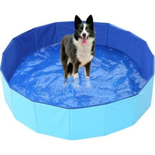 Pet Swimming Pool Foldable Bathing Tub Portable for Dog Bathtub, Fish Pond, Kids Ball Bit