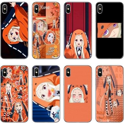 Runa Yomozuki Kakegurui Transparent Phone Case For iPhone 12 11 Pro Max Mini XS Max XR X 8 7 Plus 6 6S Plus 5 5S SE 2020