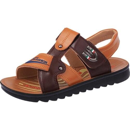 Skoex Summer Children Sandals 2020 New Boys Fashion Breathable Open Toe Outdoor Beach Fisherman Sandal Kids Casual Walking Shoe