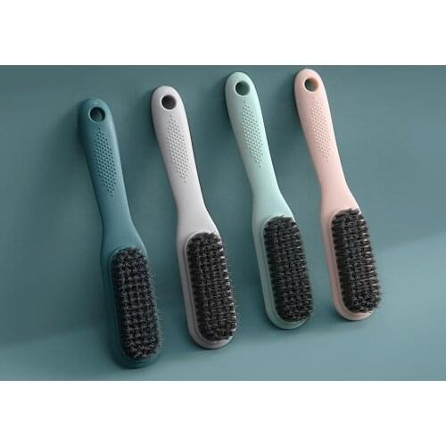 Long-Handled Shoe Brush Hanging Soft Brush Household Travel Cleaning Brush Portable Multi-Function xqmg Household Cleaning Tools