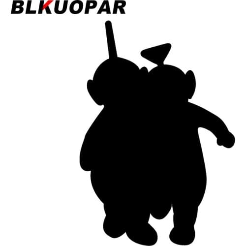 BLKUOPAR for Tinky Winky and Dipsy Car Sticker Fashionable Decals Car Accessories Sunscreen Scratch-Proof Laptop Windows Decor