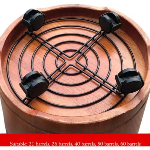 Universal Wheels Footbath Barrel Stand Bracket Removable Home Living Room Green Plant Holder Rack Outdoor Corridor Flower Shelf