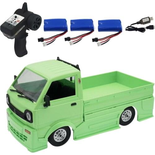 WPL D12-1 1:10 4WD RC Car Simulation Drift Climbing Truck LED Light On-road 260 Brushed Motor D12 Car 1/10 For Kids Gifts Toys