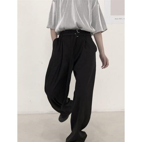 Yamamotos dark design in big size small crowd trousers new mens and womens trousers in summer 2021