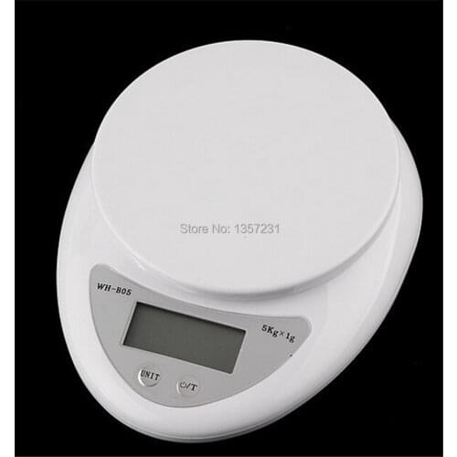 100pcs/lot 5kg Digital Food Diet Postal Scale balance
