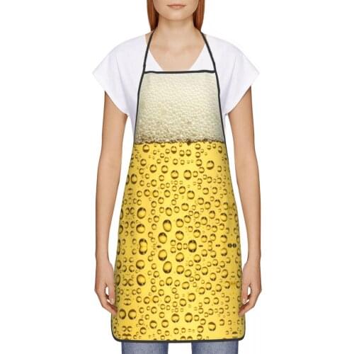 Bear (2) Kitchen oil resistant wreath Burger Lover kitchen apron Cooking accessories for Women 72*52cm