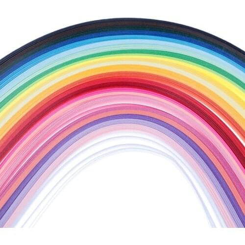 26 Colors 260 Stripes Quilling Paper 5mm Width Mixed Color For Diy Hand Craft