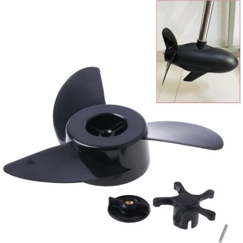 3 Blades Motor Boat Propellers Electric Engine Outboard For Haibo ET34 ET44 ET54