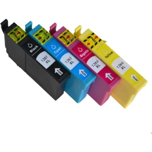 4pcs Compatible T1281 T1282 T1283 T1284 Ink cartridge for EPSON S22 SX130 SX125 SX235W SX435W SX425W BX305F BX305FW Printer