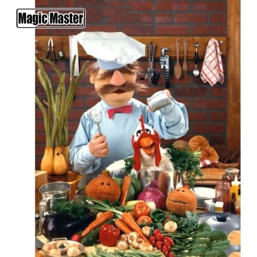 5D DIY Diamond Painting Full Square/Round Drill "Cartoon chef" Embroidery Cross Stitch gift Home Decor Gift
