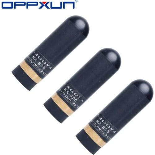 Oppxun Na805 Interphone Antenna Dual-Section UV SMA- M Walkie Talkie Antenna for Vextex VX-1R/2R/3R/5R/6R/7R ZT-2R Kg-UV6D