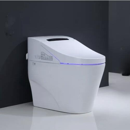KASG Modern style ceramic one piece siphon flusher toilet seat remote control automatic samrt toilet