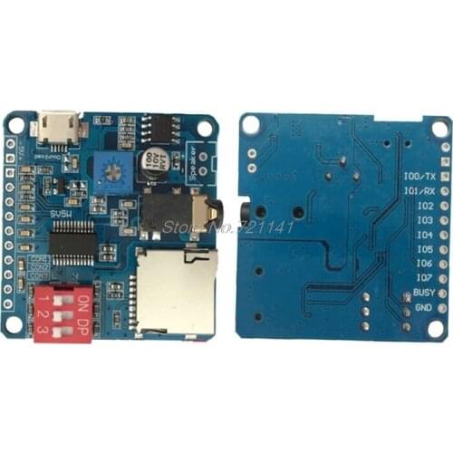 Mini DY-SV5W MP3 Player Module Trigger / Serial Port Control Audio Voice Playing Board Dropship
