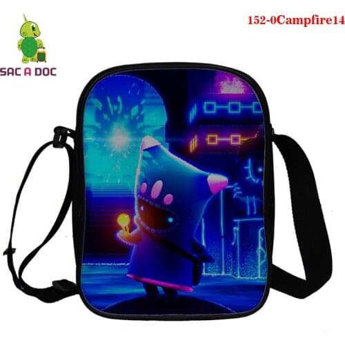 Fashion 3D Game The Last Campfire Shoulder Bag Travel Mobile Phone Bag High Quality Stationery Bag Multifunction Handbag Bookbag