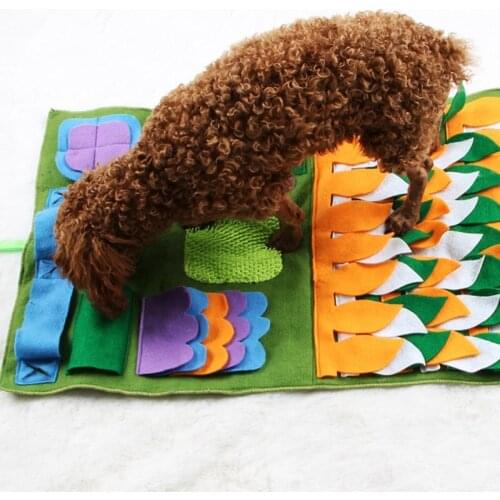 Washable Pet Sniffing Mat Smell Training Pad Consume Energy Puzzle Pet Puppy Dog Release Training Blanket Toys For Dog Cat