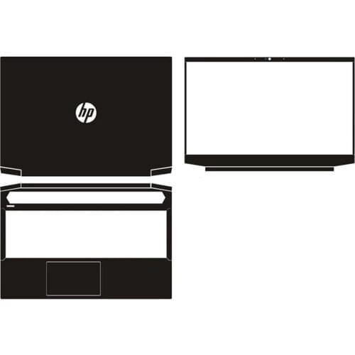 Carbon fiber Laptop Sticker Skin Cover Guard for 2020 HP Pavilion 16 A0034ur A0644ng A0300ng A0076ms A0026nl A0032DX A0000 16"