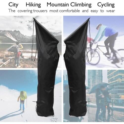 Outdoor Portable Rain Pants Fishing Anti Dirty Waterproof Pants Legs Hiking Riding Trekking Through Splasproof Rain Trouser