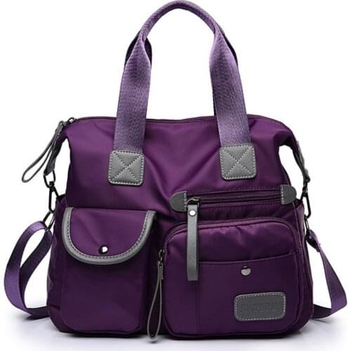 New Nylon Waterproof Women Messenger Bags Casual Large Capacity Ladies Handbag Female Crossbody Female Shoulder Bag Shopping Bag