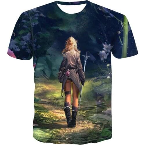 New for 2021 Summer Men 3d T Shirt Anime Print T Shirt Casual Psychedelic Men T Shirt Men Fashion Casual Street Wear Xxs-6xl