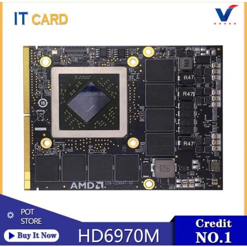 Original Radeon HD6970 HD6970M 1GB 2GB 216-0811000 Video Graphics Card 109-C29647-00 For Apple iMac 27" A1312 100% Test OK