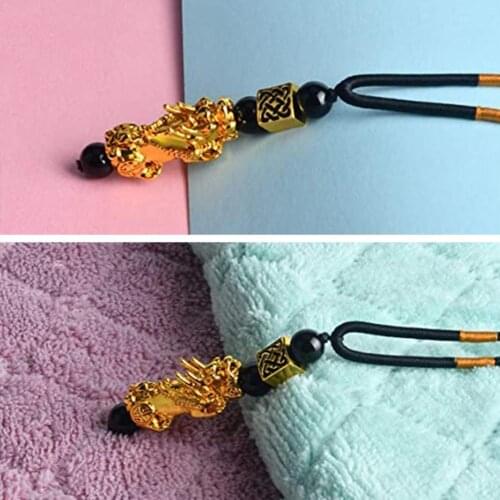 Pixiu Six-character Necklace Pendant Brave Troops Strand Lucky Necklacec Transfer Change Jewelry Temperature Color Pendant N4K9