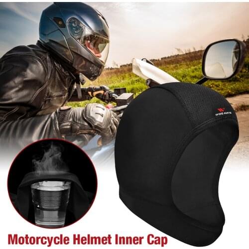 Bicycle Motorcycle Helmet Inner Cap Hat Quick Dry Breathable Hat Beanie Cap For Helmet Dome Cap Moisture Wicking Skull Cap
