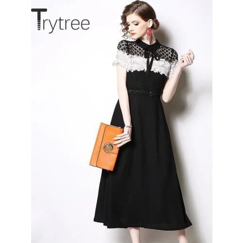 Летние платья-рубашки Trytree China At AliExpress