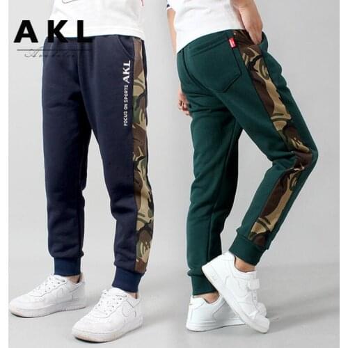 Big boys spring warm pants 4-13T kids full length cotton sport trousers teenage clothes baby boys outfit kids active pants pant