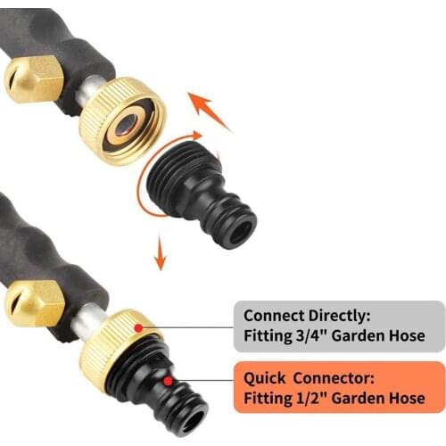 Hydro Jet High Pressure Power Washer Water Spray Gun Nozzle Wand Cleaner