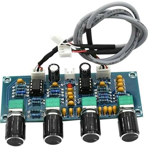 XH-A901 NE5532 Tone Board Preamp Pre-Amp with Treble Bass Pre-Amplifier Board