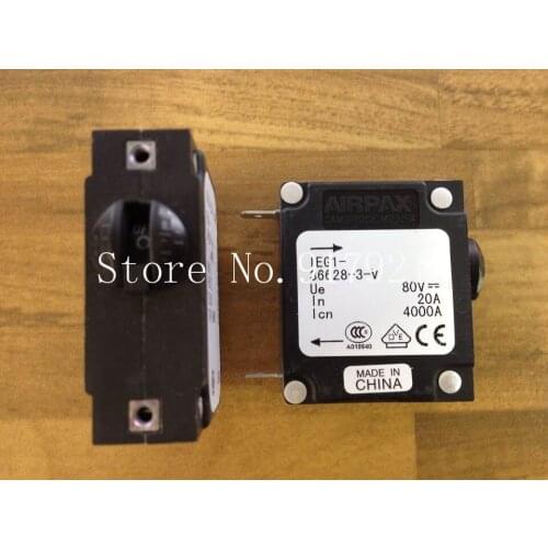 [ZOB] The United States AIRPAX IEG1-36628-3-V Ebers breaker 20A DC80V 1P20A original equipment --10pcs/lot