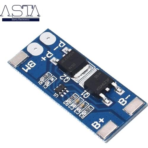 1PCS 2S 10A 7.4V 18650 lithium battery protection board 8.4V balanced function/overcharged protection