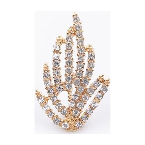 50pcs Leaf Alloy Crystal Rhinestone Appliqes Flatback Buckle Button Wedding Clothing Hairpin Hair Clip Decor strass Jewelry