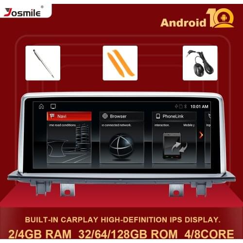 IPS Android 10 Car Radio for BMW X1 F48 2016 2017 2018 NBT System Multimedia GPS Navigation Glonass NODVD Head Unit Stereo Audio