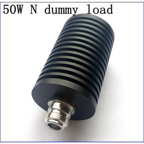 Free shipping 50W N female connector RF termination load,RF dummy load, 50Ohm, DC to 6GHz