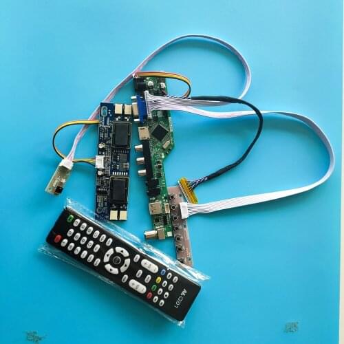 For M190PW01 V2 Controller Board VGA kit VGA AV 1440X900 19" Digital Signal HDMI LCD 4 lamps Resolution TV 30pin