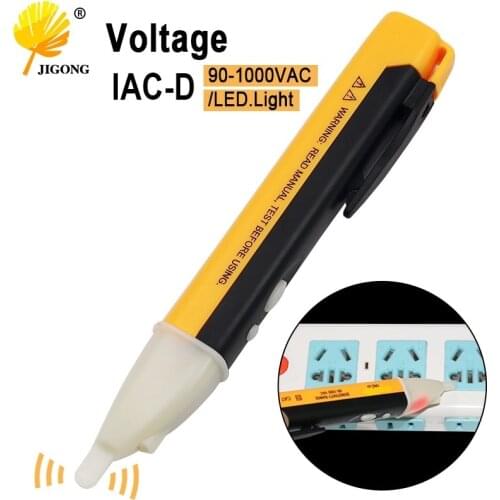 Electric indicator 90-1000V Socket Wall AC Power Outlet Detector Sensor Tester Pen LED light