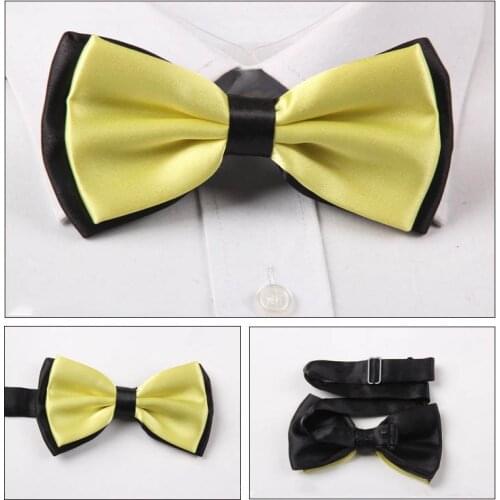 MEN ADULT Bowknot Butterfly Bowtie Wedding Classic Gift Bow Tie Party Neckwear New Wholesale Bowties Solid BA91