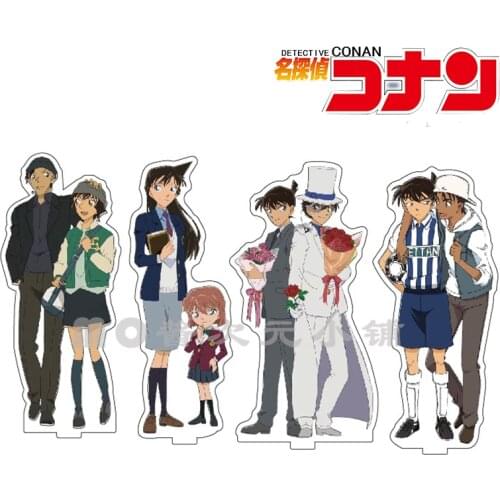 Hot Anime Detective Conan Miyano Shiho Furuya Rei Acrylic Figure Double Stand Display Model Plate Collection Table Decor Gifts