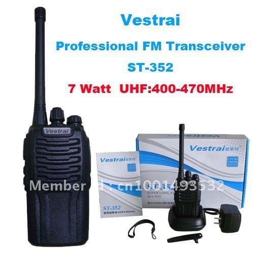 Hot Sale High Power 7 Watt Vestrai ST-352 UHF 400-470MHz Walkie Talkie